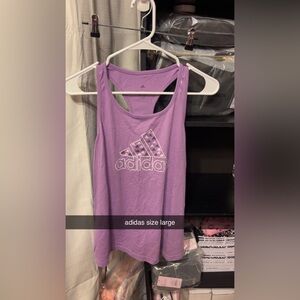 Adidas Women's Lavender Tank Top
